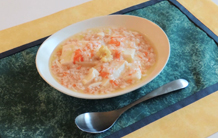 豆腐のカニかま中華あんかけ